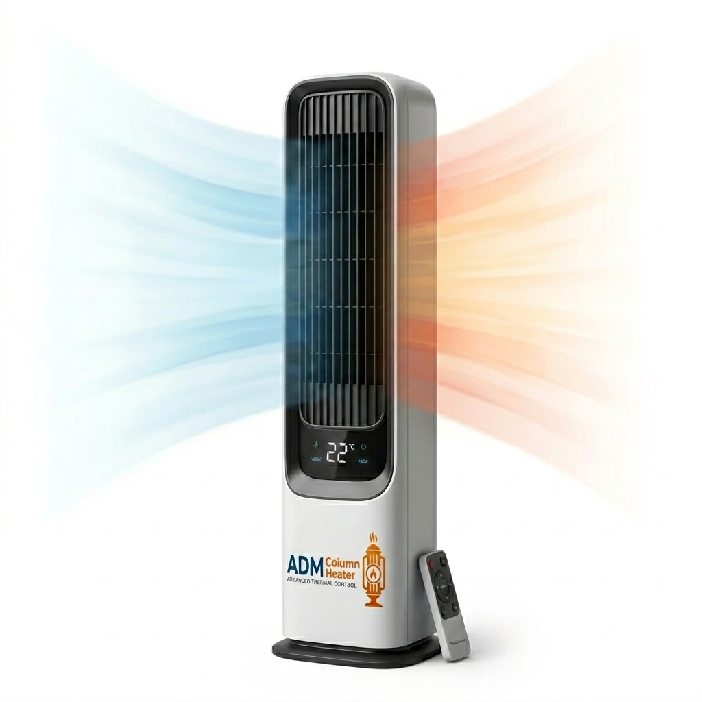 ADM Column Heater — battery grass trimmer kit with dual battery and interchangeable cutting heads